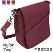 Medium vertical bag, adjustable Slice-proof crossbody shoulder strap, with tuck-in flap security, RFID 
