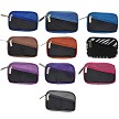 Pocket zipper wallet, top zipper, diagonal side zipper 